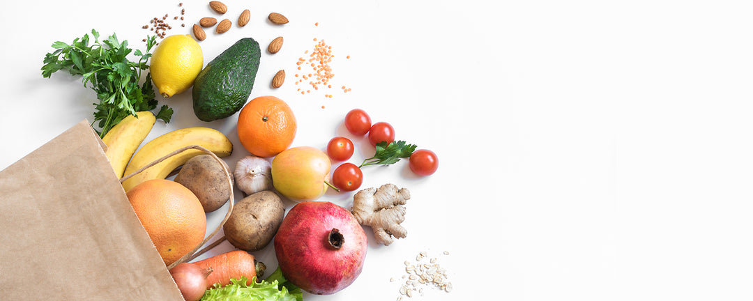 fruit and vegetables to improve gut health.