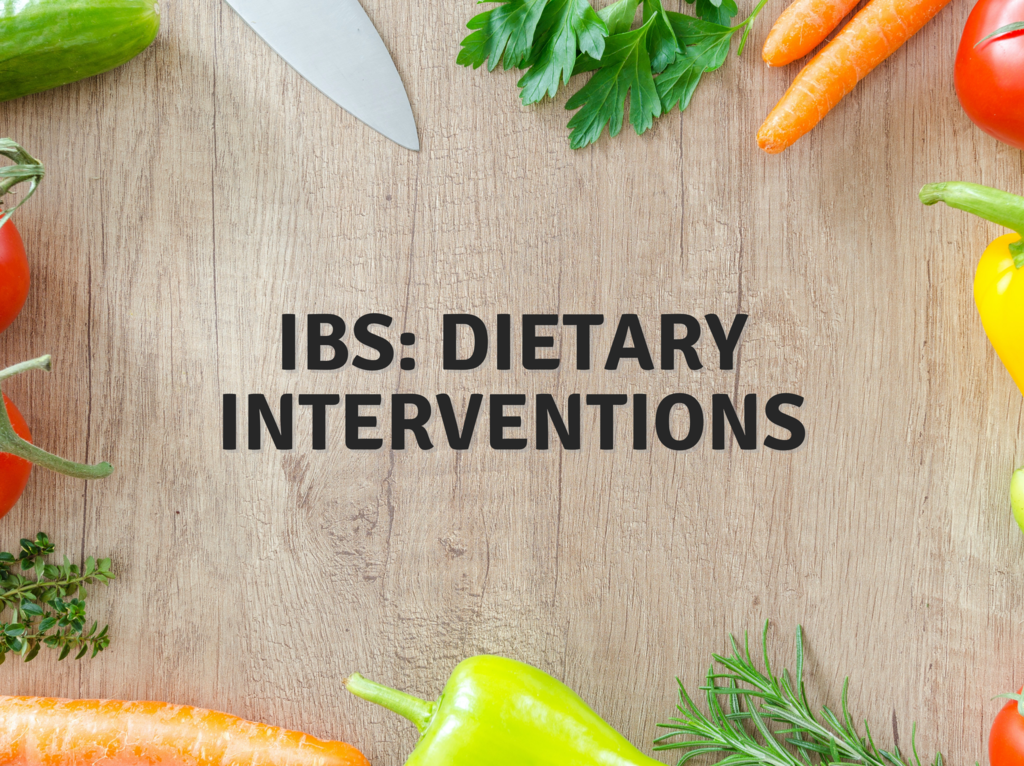 IBS: dietary interventions