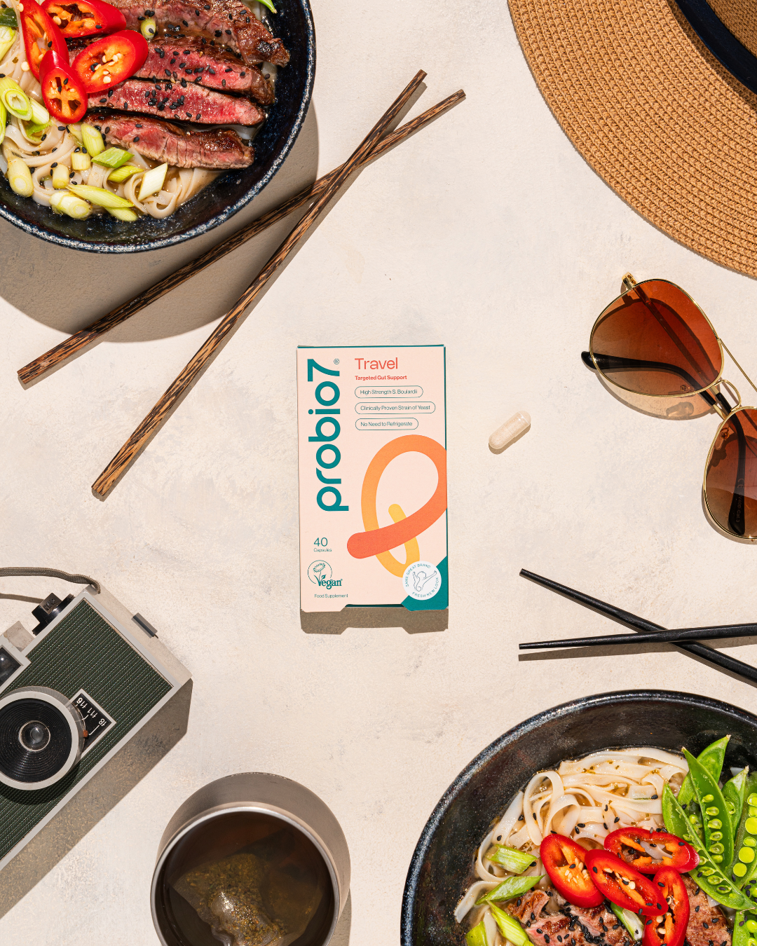 Travel - With high strength Boulardii