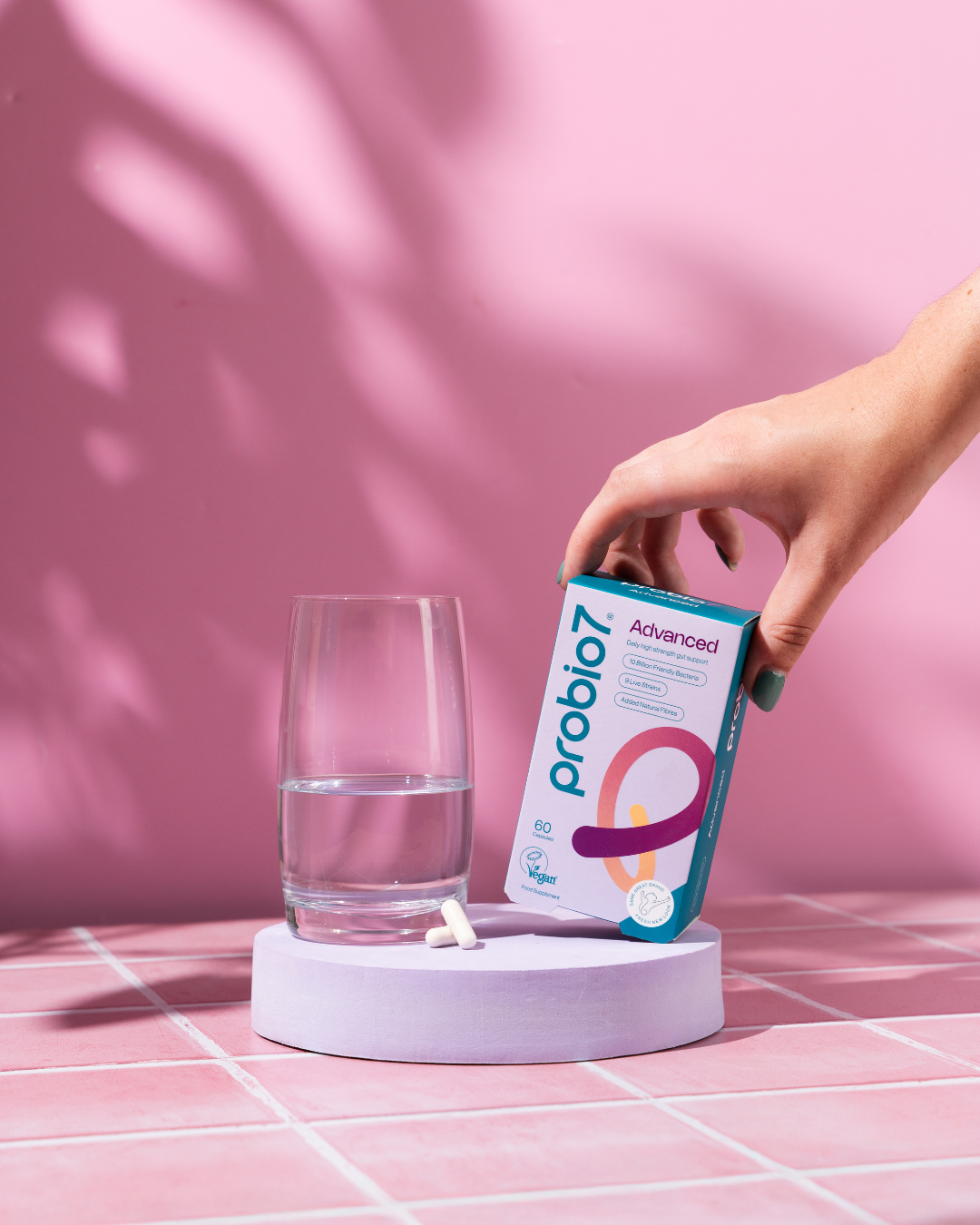 Daily support to supplement the gut microbiome with good bacteria.