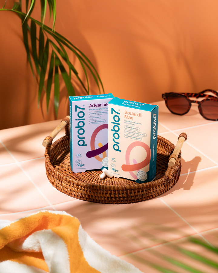 Don't let a sensitive tummy spoil your travels, pack Probio7 